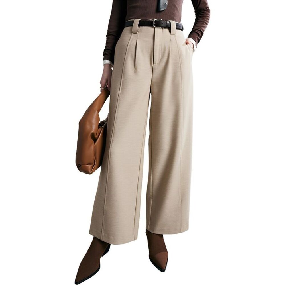 Adele Berto Womens  Wool-Blend Pant